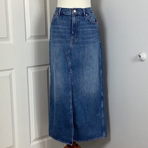 Madewell The Rilee Denim Midi Skirt - Picture 5 of 9